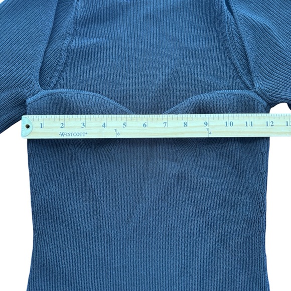 PIXIE MARKET Chiara Knit Black Bustier Top L - Picture 8 of 11